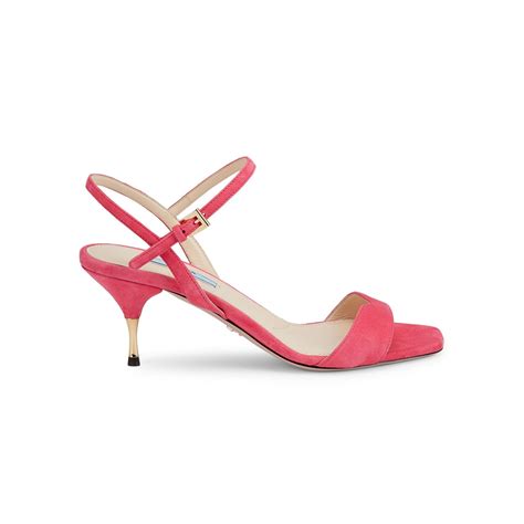 prada kitten heel sandals